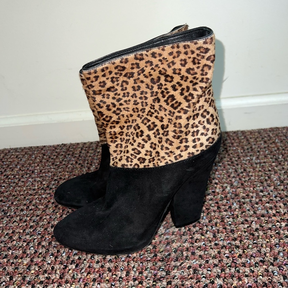 Sebastian Milano Suede & Pony hair Boots